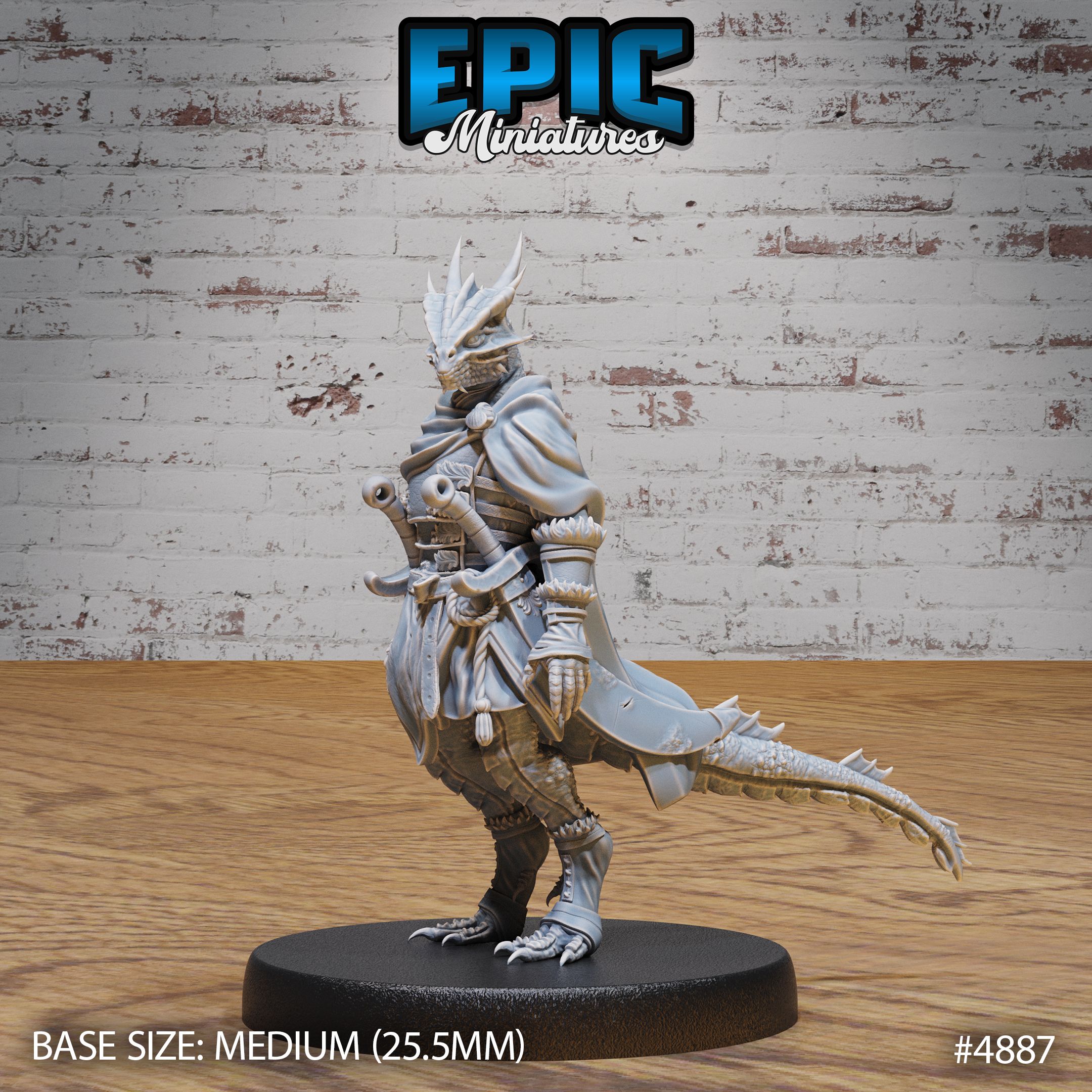 Half-Dragon Adventurer / Dragon Lizard Hybrid Beast / Ancient Dragonborn Folk / Reptile Monster Tribe / Humanoid Drake Fighter / Draconic Guard Creature / Magical Warrior / Evil Fighter Encounter